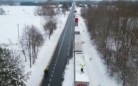 Polonyalı kamyon şoförlerinin eylemi Ukrayna'yı zora sokuyor