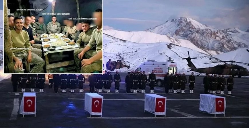 En acı hatıra... 4 şehitin aynı sofradaki son yemeği ortaya çıktı