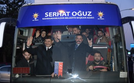 KAHRAMANKAZAN'DA SERHAT OĞUZ'A ZAFER KUTLAMASI GİBİ KARŞILAMA 