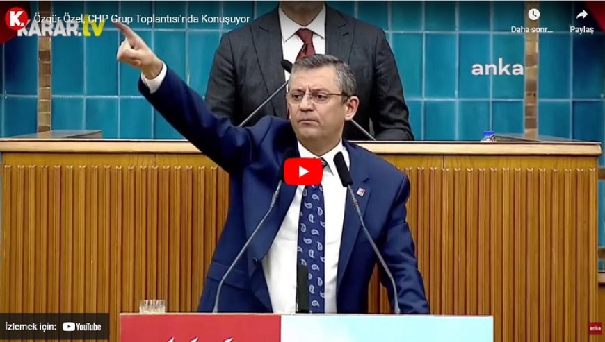 Özgür Özel'den İYİ Parti'ye AK Parti ve MHP'den ayrılma çağrısı