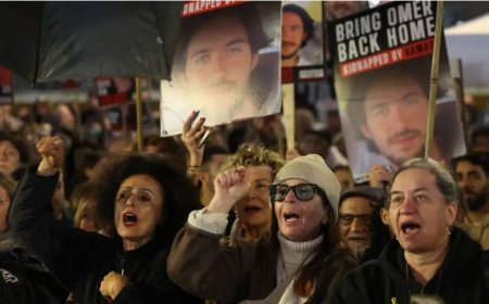 İsrailliler rehinelerin serbest bırakılması için yürüdü