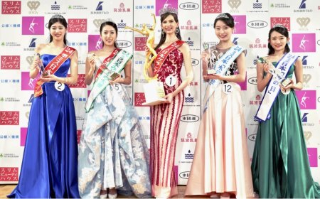 Japonya'da güzellik yarışmasında birinci olan Ukrayna doğumlu model tacını bıraktı