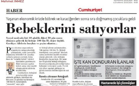 Ekonomik kriz nedeniyle bebeklerini satan ailelerin dramı!