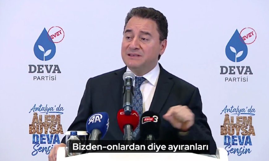 Ali Babacan’dan Erdoğan’a 28 Şubat eleştirisi: Başörtülüleri Meclis'ten kovanlarla ittifak yapıyor