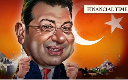 Financial Times'tan dikkat çeken İmamoğlu portresi: Masasında Nutuk ve Kuran yan yana