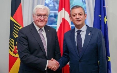 Almanya Cumhurbaşkanı Steinmeier Özgür Özel ile görüştü
