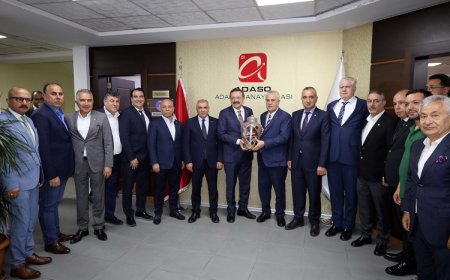 HİSARCIKLIOĞLU, ADANA SANAYİ ODASI'NI ZİYARET ETTİ