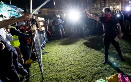 New York'taki Gazze eylemlerinde 300 protestocu gözaltına alındı