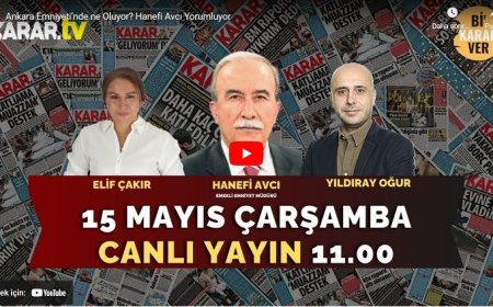 Hanefi Avcı Ankara'daki emniyet skandalını KARAR TV'ye değerlendirdi