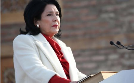 Gürcistan Cumhurbaşkanı'ndan tartışmalı yasaya veto: Avrupa yolumuzu engelliyor