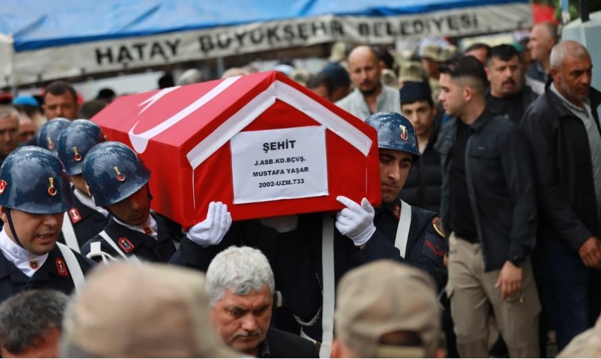 Şehit Astsubay Mustafa Yaşar son yolculuğuna uğurlandı