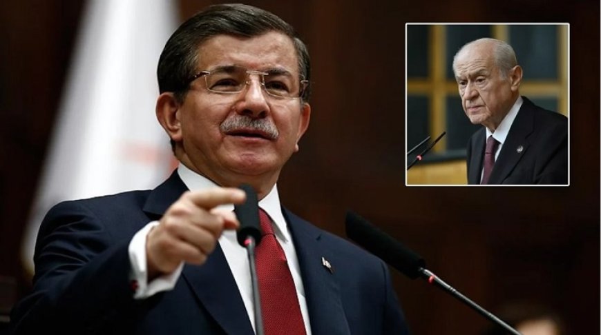 Davutoğlu Bahçeli'ye seslendi: İmalı konuşmayın, varsa bir darbe ihtimali onu söyleyin