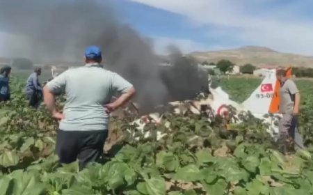 Kayseri'de Eğitim Uçağı Düştü: İki Pilot Şehit