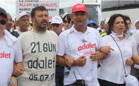 Özel'den 'adalet yürüyüşü' mesajı: Mücadelemiz sürecek