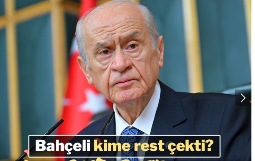 Bahçeli 'Helalleşmeyeceğiz' diyerek kime rest çekti?