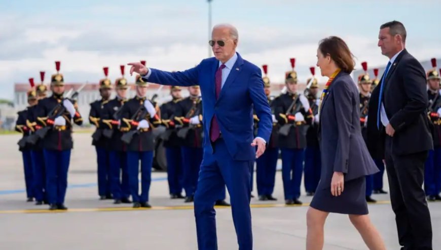 Devlet ziyareti için Fransa'ya giden Başkan Biden, Ukrayna lideri Zelenski'yle Normandiya’da görüşecek