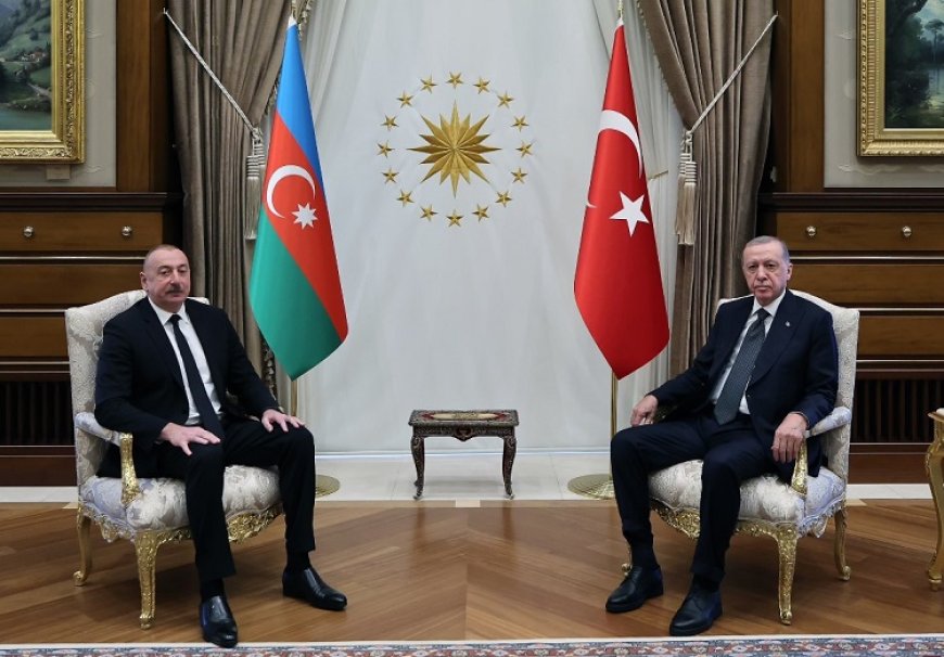 Cumhurbaşkanı Erdoğan ve Azerbaycan Cumhurbaşkanı Aliyev Cumhurbaşkanlığı Külliyesi’nde Buluştu