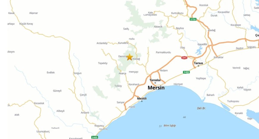 Mersin'de deprem | Son depremler