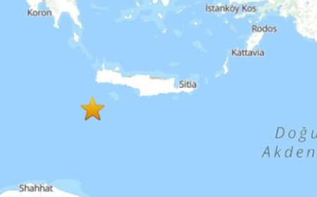 Akdeniz'de 4.2 büyüklüğünde deprem