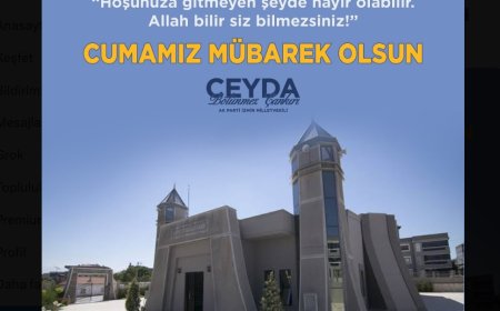 Ceyda Bölünmez Çankırı'dan Anlamlı Cuma Mesajı: "Hoşunuza Gitmeyen Şeyde Hayır Olabilir"