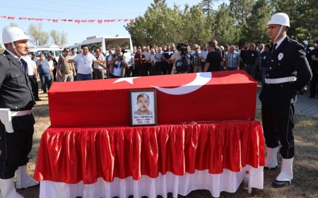 Kastamonu'da Şehit Olan Polis Memuru Ahmet Şahan, Nevşehir'de Son Yolculuğuna Uğurlandı