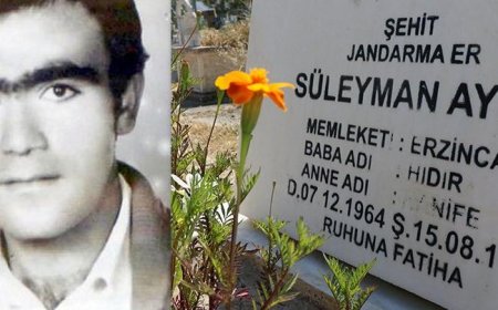 Teröre Verilen İlk Şehit Süleyman Aydın, Mezarı Başında Anıldı