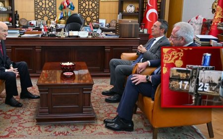 Koç'un Ziyaretinde Dikkat Çeken Detay: Bahçeli'nin Odasında 17.25 Saati
