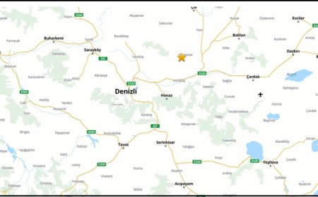 Denizli'de 3.6 Büyüklüğünde Deprem: AFAD Verilerine Göre Depremin Derinliği 7 Km