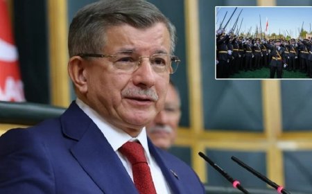 Davutoğlu'ndan 'Mustafa Kemal'in Askerleriyiz' Sloganına Tepki: Muhalefet Görevi Bizimdir, Subayların Değil