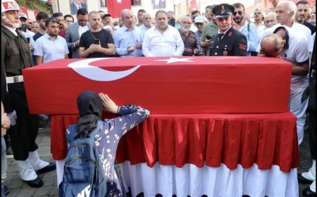 Şehit Üsteğmen Ömer Fatih Ayar, Son Yolculuğuna Uğurlandı