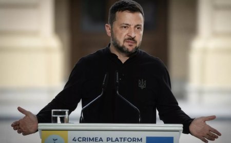 Zelenskiy Kırım Zirvesi'nde Ukrayna'ya Tam Destek Çağrısı Yaptı