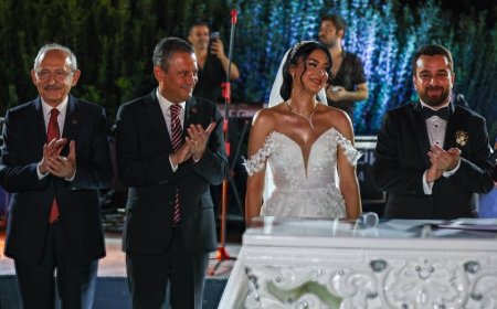 Özgür Özel ve Kemal Kılıçdaroğlu Antalya'da Nikah Töreninde Buluştu
