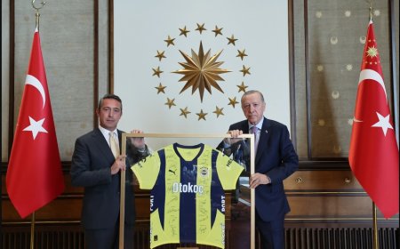 Cumhurbaşkanı Erdoğan, Fenerbahçe Yönetimini Ağırladı