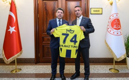 Fenerbahçe Başkanı Ali Koç ve Yönetimi, Adalet Bakanlığı'nda