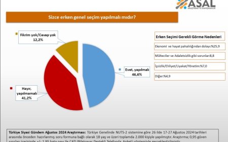Son Anket Sonuçları: Erken Seçim İsteyenlerin Sayısı Artıyor