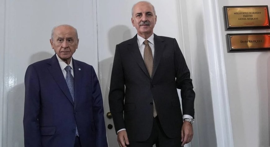 TBMM Başkanı Kurtulmuş'tan Bahçeli'ye Ziyaret: Yeni Dönem Öncesi Kritik Görüşme