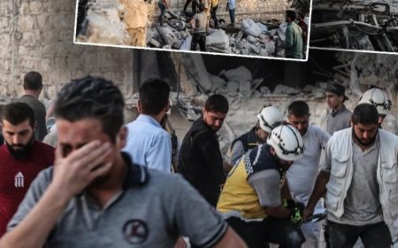 Rus Savaş Uçakları İdlib'i Vurdu: 10 Ölü, 32 Yaralı