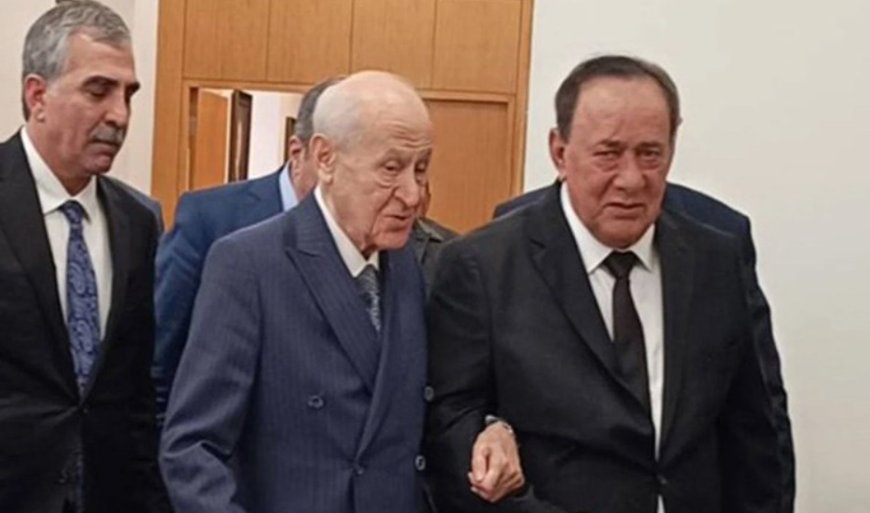 Alaattin Çakıcı, Devlet Bahçeli'yi Ziyaret Etti: Kol Kola Görüntü Verdiler