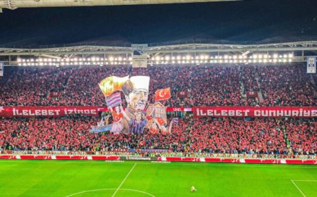 Trabzonspor’dan Muhteşem Atatürk Koreografisi: İlelebet Cumhuriyet!