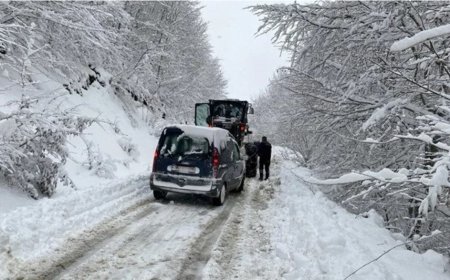 Amasya’da 107 Köy Yolu Kar Yağışı Nedeniyle Ulaşıma Kapandı