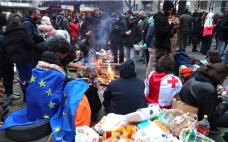 Gürcistan’da AB Yanlısı Protestolar Devam Ediyor: Cumhurbaşkanından Seçimlerin Yenilenmesi Çağrısı