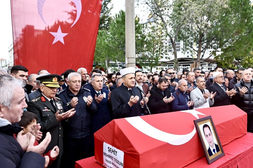 Kahraman Polis Memuru Mehmet Tozun’a Son Görev