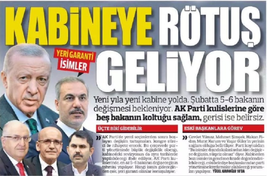 AK Parti Kabinesinde Değişim Rüzgarı: Kimler Kalıyor, Kimler Gidiyor?