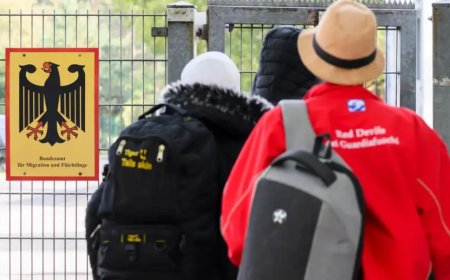 Almanya'ya İltica Başvurularında Düşüş: Sınır Kapılarında 14 Bin Kişinin Girişi Engellendi
