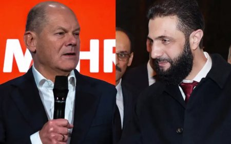 Scholz'tan Suriye Lideri Şara'ya Almanya Daveti