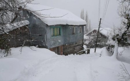 Kastamonu’da Kar Kalınlığı 60 Santimetreyi Aştı, Ulaşımda Aksamalar Yaşanıyor