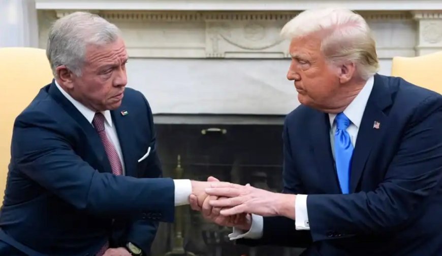 Trump ve Ürdün Kralı Abdullah Gazze’yi Görüştü