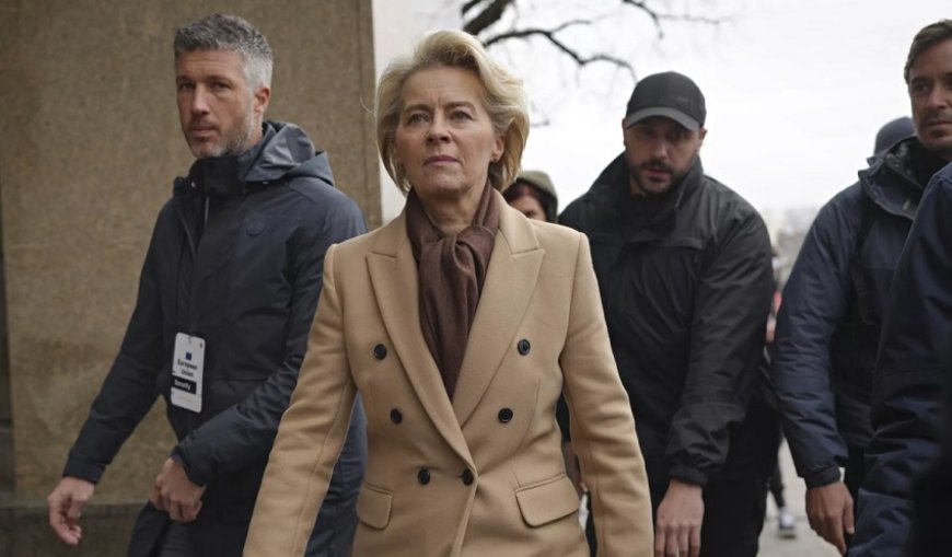 AB Komisyonu Başkanı von der Leyen, 3,5 Milyar Euroluk Yeni Askeri Yardımla Kiev'de