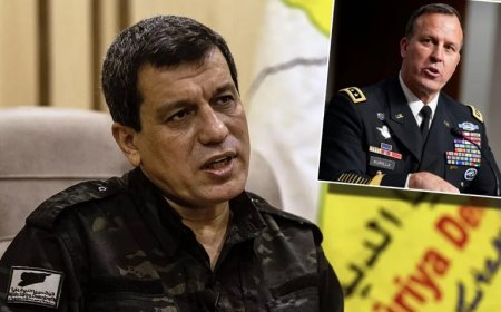 Mazlum Abdi, Şam Ziyareti Öncesinde CENTCOM Komutanı ile Görüştü