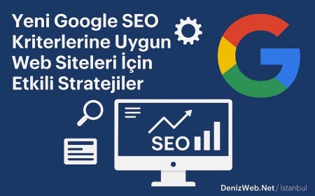 Yeni Google SEO Kriterlerine Uygun Web Siteleri İçin Etkili Stratejiler